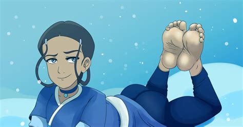 Katara feet. Still confused, but obeying his friend, Aang quickly stuck his head out the door. “Um, Sokka! Katara’s here, but she’s locked up! I’m gonna get her out!”. “Okay, you do that!”. Sokka yelled back. “We’ve got this thing running!”. As Sokka said it, both of the two in the back room felt a shock run through the floor. 