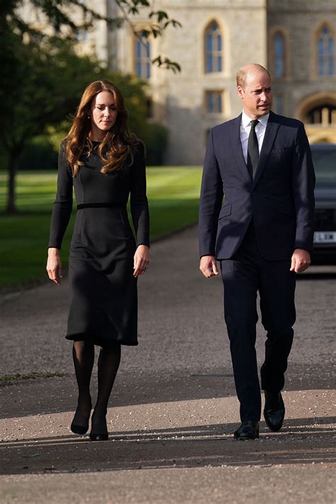 Kate Middleton Wears a Black & White Dress for Visit to University ...