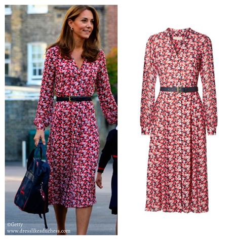 Kate Middleton Wore a Michael Kors Midi Dress to Kingston …