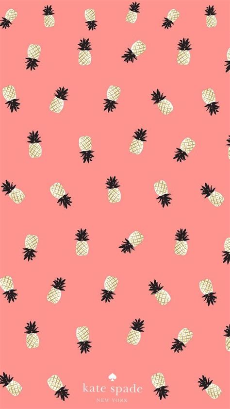 Kate Spade Pineapple Wallpaper
