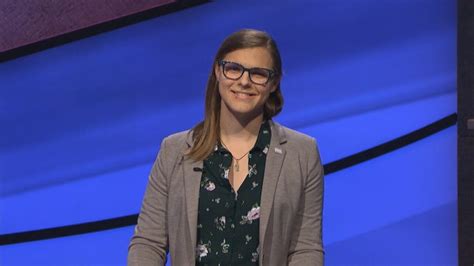 Kate freeman jeopardy. Lake Orion, Michigan native Kate Freeman won on Jeopardy! Friday night, and wore a trans pride flag while doing so. Freeman, who is a trans woman, won $5,559 in cash on the show. Freeman graduated from the University of Michigan and works as a financial analyst. It had been her dream to appear on Jeopardy. 