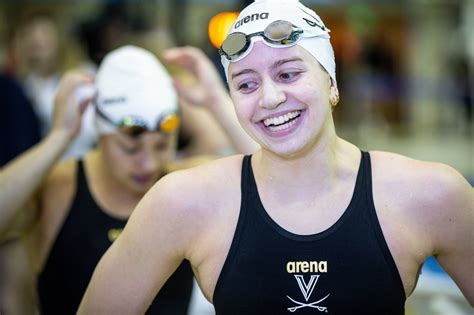 Kate swimmer. The magical run continues for Kate Douglass. The Virginia junior returned to college swimming this year after capturing an Olympic bronze medal in the 200-meter IM, and she has delivered a ... 