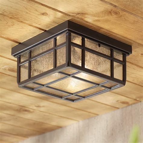 Kathy Ireland Sierra Craftsman 10 1/2" Wide Ceiling Light