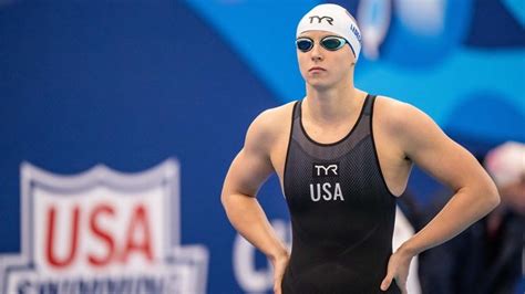 Katie Ledecky loses a home 400-meter freestyle race for the first time in 11 years