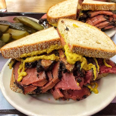 Katz deli pastrami. May 15, 2020 · Katz's Delicatessen has remained opened for pick-up and delivery. So far, the famous deli hasn't laid off any of its 200-person staff. ... Katz's pastrami is ready to be sandwiched between two ... 