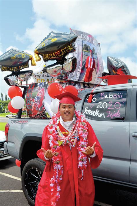 Kauai High convoys for commencement - The Garden Island