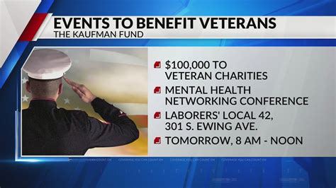 Kaufman Fund hosting events to benefit veterans Wednesday and Thursday