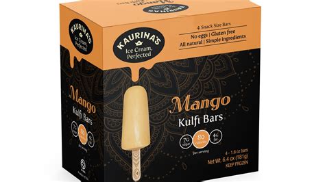 Kaurina. At Kaurina’s, We Understand the Importance of Flavor in Our Kulfi Bars That’s why we let our tapioca starch enhance our kulfi bars with rich and creamy sensations. Tapioca starch is a natural and accessible way of both thickening and stabilizing kulfi, which creates that classic caramelized milky base . 