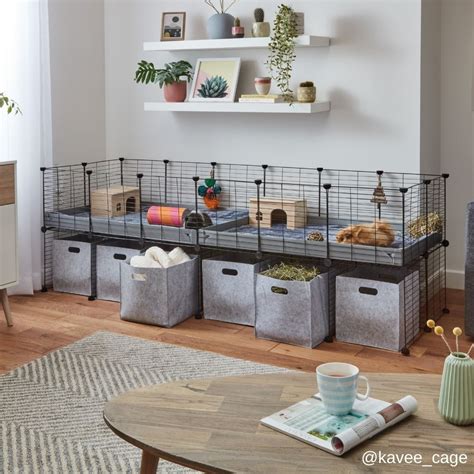 Kavee cages. Choose options. From $304.00 USD. Choose options. This 4x4 C and C cage provides a large living space for your rabbits. Made of baby C&C grids with small hole size. C&C runs are flexible, spacious, and easy to clean. Very easy to assemble since our coroplast sheets are cut to size and feature locking slots. No glue, no tape, no DIY required. 