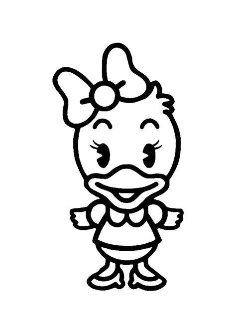Kawaii Disney Daisy coloring page Disney coloring pages, Cartoon