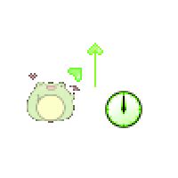 Kawaii Frog Cursor Details - rw-designer.com