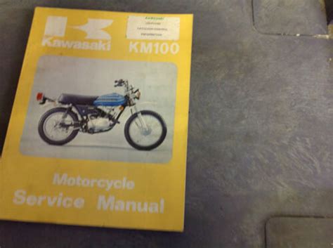 Kawasaki 1978 1979 km100 km 100 original service shop repair manual. - Manuale di soluzioni di chimica fisica atkins 10a edizione.
