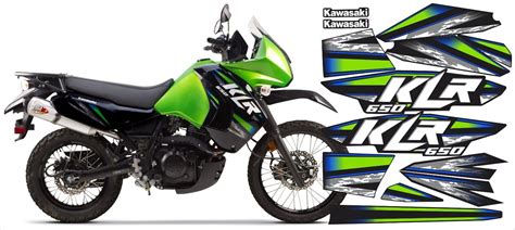 Kawasaki KLR 650 decals - Motor Stickers