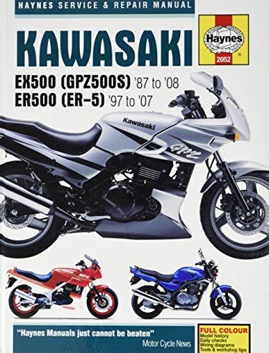 Kawasaki ex500 gpz500s 87 to 05 er500 er 5 97 to 05 haynes service and repair manuals. - Nfpa 101 life safety code handbook 2012 edition.