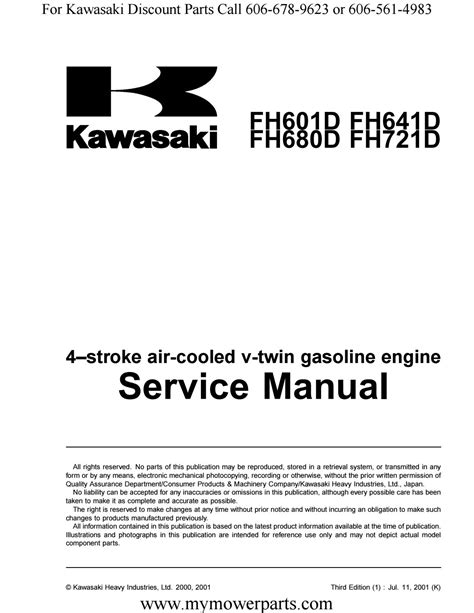 Kawasaki fh601d fh641d fh680d fh721d 4 stroke air cooled gasoline engine workshop service repair manual download. - Arien und gesänge aus der heroischen oper in drei akten lodoïska.