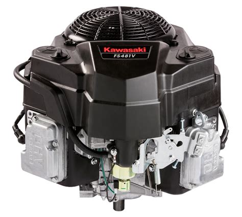 Kawasaki fs481v problems. The Kawasaki FS481V is a 0.6 l (603 cc, 36.8 cu-in) V-twin 90° air-cooled 4-stroke internal combustion small gasoline engine with vertical shaft, manufactured by Kawasaki Heavy Industries LTd., for general-purpose applications, such as zero-turn riders, lawn and garden tractors and wide-area walk-behind mowers. 