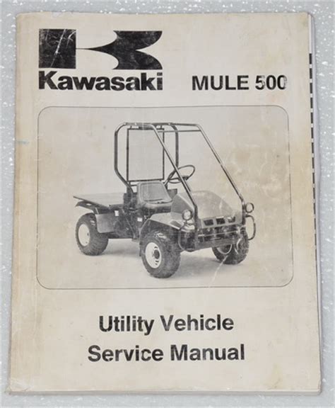 Kawasaki kaf300 mule 500 utility vehicle service repair manual. - Administration and training manual british red cross society publications seriesno3.