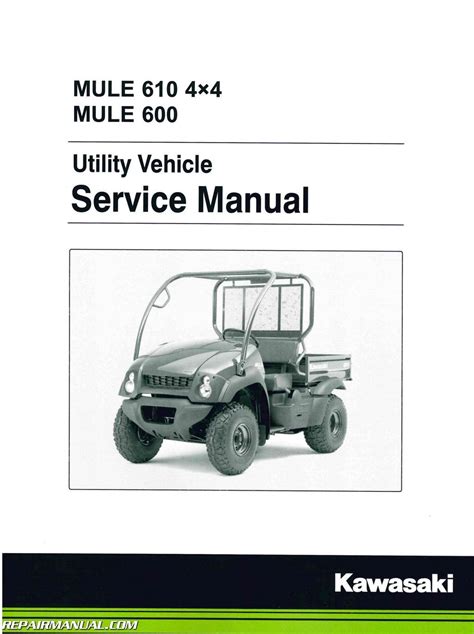 Kawasaki kaf400 mule 600 610 2005 2009 repair service manual. - John deere power washer repair manual.