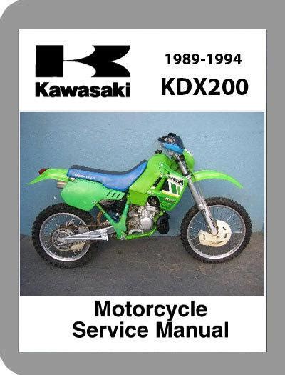Kawasaki kdx200 1995 to 2006 service manual. - Grecia manual de conversacion y mini dic.