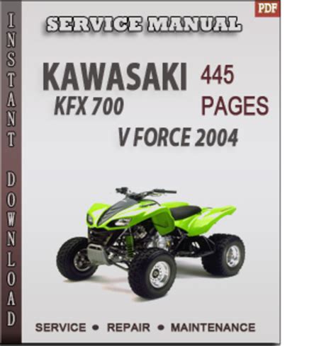 Kawasaki kfx 700 v force 2004 factory service repair manual. - Alfred s background accompaniment midi disc alfred s basic piano.