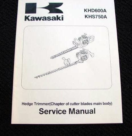 Kawasaki khd600a khs750a hedge trimmer service manual. - Audi a4 32 2009 manual del propietario.