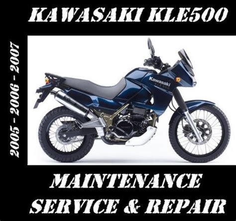 Kawasaki kle500 kle 500 2000 repair service manual. - 2015 chrysler sebring factory repair manual.