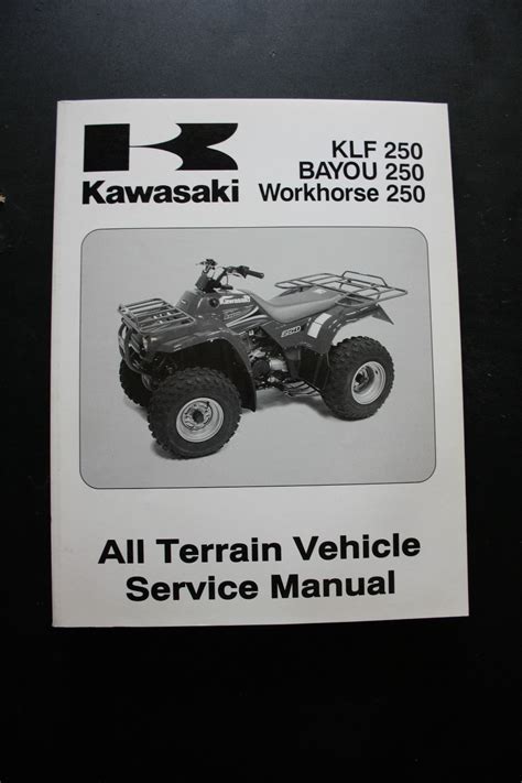 Kawasaki klf 250 bayou 250 workhorse 250 2003 2005 service manual. - Panasonic dp c322 c262 service manual repair guide.