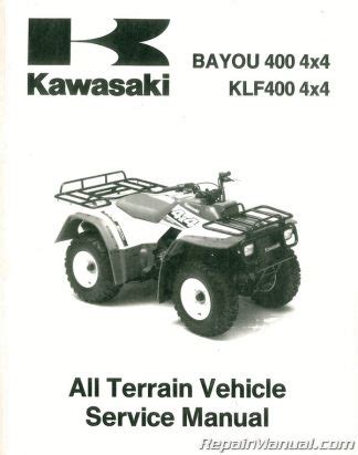 Kawasaki klf 400 1993 repair service manual. - 99 plymouth grand voyager service manual.