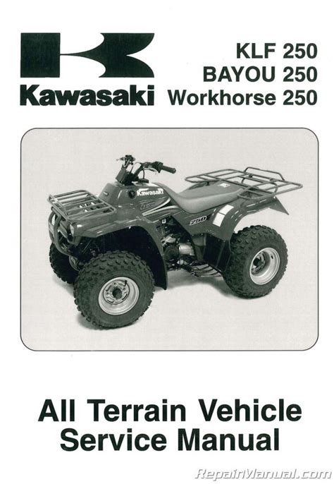 Kawasaki klf250 workhorse250 2002 2006 manual de reparación de servicio. - Study guide for unit 3 periodicity.