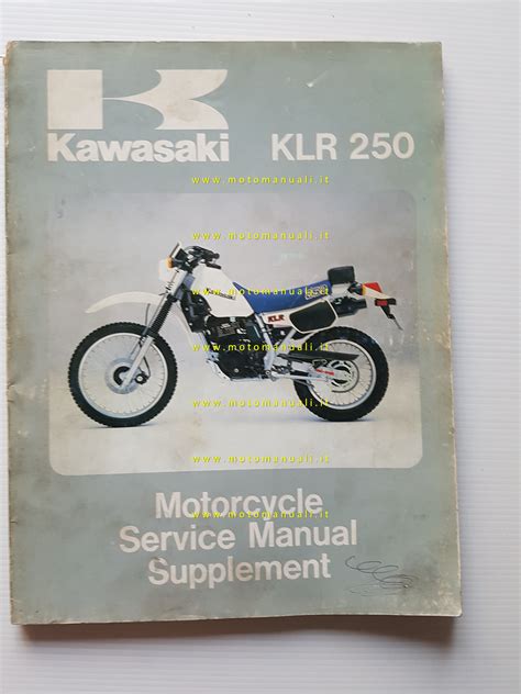 Kawasaki klr 250 manuale officina servizio moto. - Husaberg fs 650 e 6 2000 2004 manuale di riparazione.