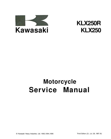 Kawasaki klx 250 300 1997 repair manual. - Abrégé de l'histoire sainte, de l'histoire de france et de l'histoire du canada.