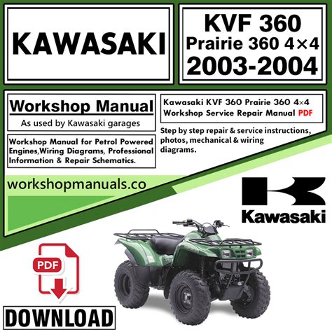 Kawasaki kvf 360 prairie service repair manual 2003. - Topologische studien über die aus ringförmig geschlossenen bändern durch gewisse schnitte ....