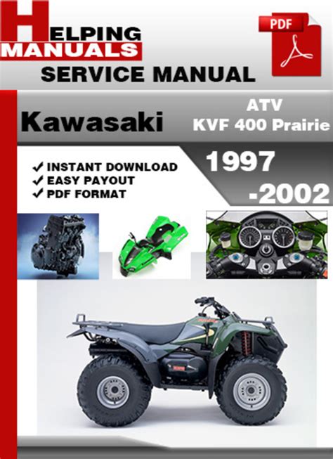 Kawasaki kvf 400 prairie 1997 2002 service manual. - The complete german commission e monographs therapeutic guide to herbal medicines.