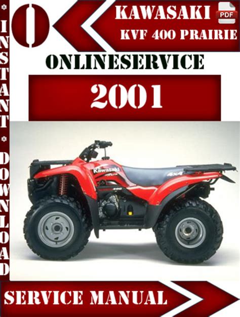 Kawasaki kvf 400 prairie 2001 digital service repair manual. - Manual de la máquina land rover gratis para lr 3.