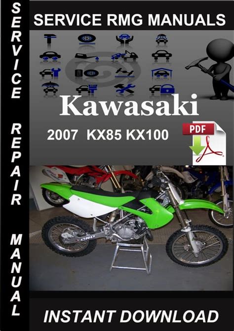 Kawasaki kx100 2007 factory service repair manual. - 2001 yamaha vx 250 fueraborda manual del propietario.