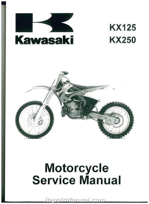 Kawasaki kx125 kx 250 motorcycle service manual. - Clinton outboard motor manual k500 owners parts.
