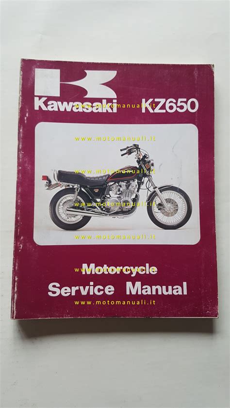 Kawasaki kz 650 manuale di riparazione. - Instrucciones para eliminar a un profesor.