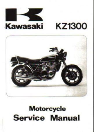 Kawasaki kz1300 z1300 1979 1983 manuale di servizio di riparazione. - Honda aquatrax 12x turbo owners manual.