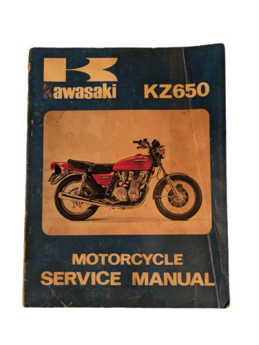 Kawasaki kz650 motorcycle service manual part no 99924 1001 02. - 2004 pontiac grand prix gtp supercharged manual.