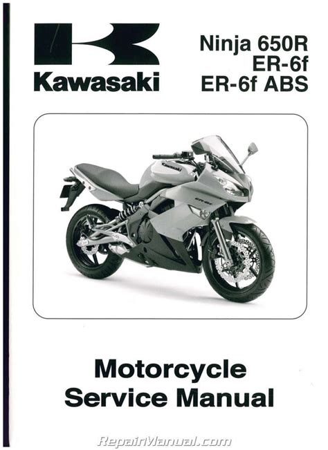 Kawasaki ninja 650r 2011 repair service manual. - 2005 acura el exhaust spring manual.