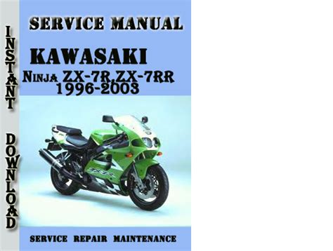 Kawasaki ninja zx 7r zx 7rr service manual 1996 2003 download. - Solution manual of vector analysis by murray r spiegel.
