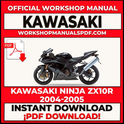 Kawasaki ninja zx10r workshop manual 2005. - Toyota landcruiser prado 90 95 series manual de servicio de reparación.