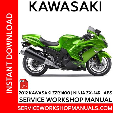 Kawasaki ninja zzr1400 zx 14r zx14r abs workshop service repair manual 2012 2013 1. - Audi a6 4f manual de taller.