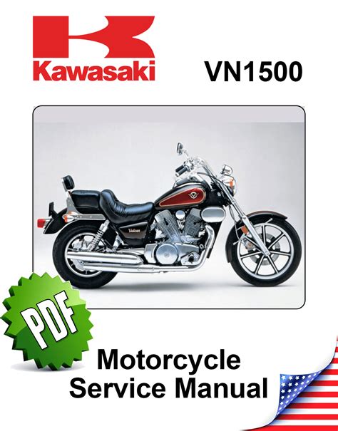 Kawasaki vulcan vn1500 service manual 1987 1999. - 1999 yamaha wolverine 350 service repair manual 99.