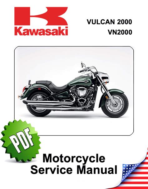 Kawasaki vulcan vn2000 motorrad service reparaturanleitung ab 2004. - Cub cadet z force service repair manual.