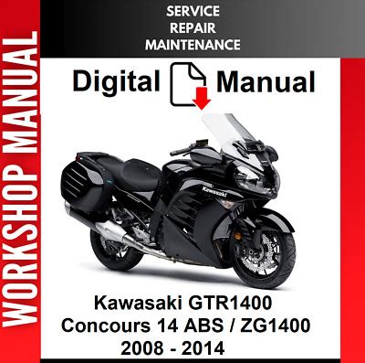 Kawasaki zg1400 c14 2008 workshop service repair manual. - Manuale del trattore da giardino husqvarna 54.