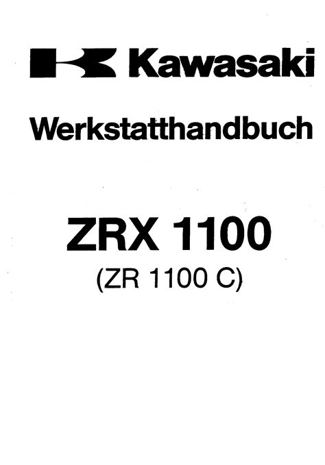 Kawasaki zrx 1100 zr 1100 c workshop service repair manual. - Ape manual cam chain tensioner f4i.