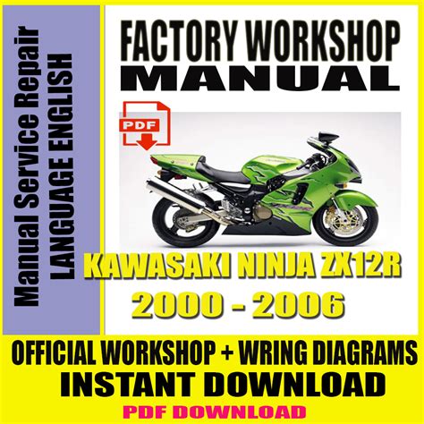 Kawasaki zx12r ninja 2000 2006 manuale d'officina riparazione manuale. - Repsa, yo y la agresión del ingeniero de los pastos.