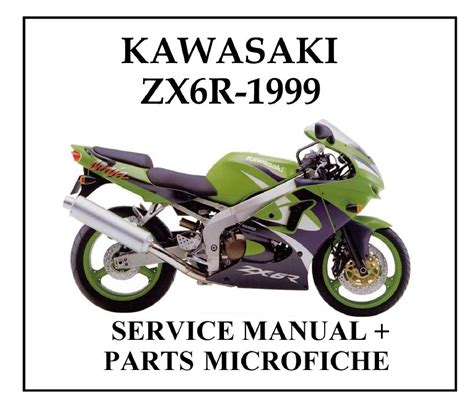 Kawasaki zx6r zx600 zx 6r 1998 1999 service repair manual. - Bosque de robin hood 3, el.