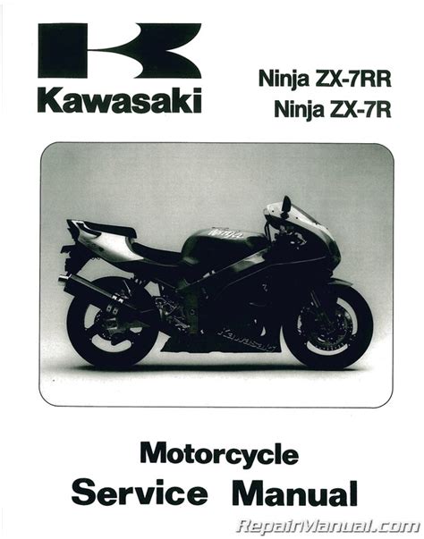 Kawasaki zx7r zx750 1996 2003 workshop repair service manual. - 92 daihatsu rocky repair manual water pump.
